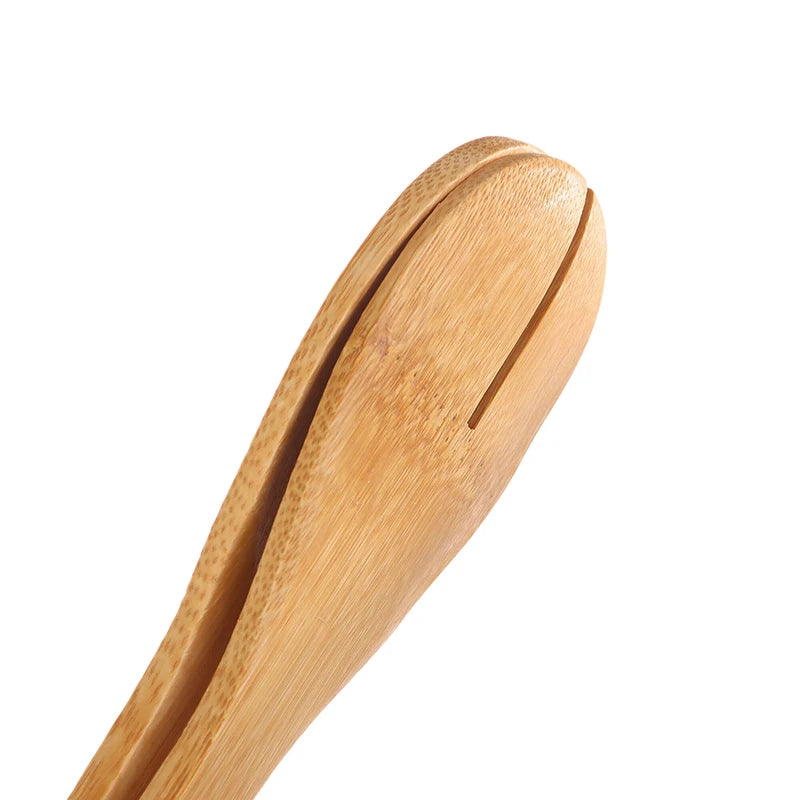Bamboo Food BBQ Salad Toast Tongs Cake Pastry Tea Clip Clamp Useful Bamboo Cooking Tongs Bread Cake Clip Home Kitchen Tools