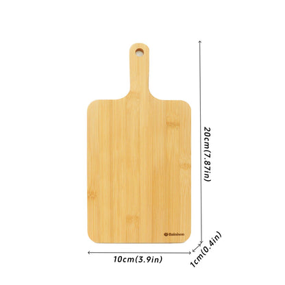BainisonBamboo Cutting Board for Kitchen & Picnic – Waterproof, Grooved Surface for Non-Slip, Ideal for Fruits & Vegetables
